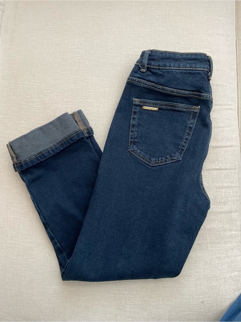 Michael Kors Dark Wash Denim Women’s Jeans - Picture 2 of 8